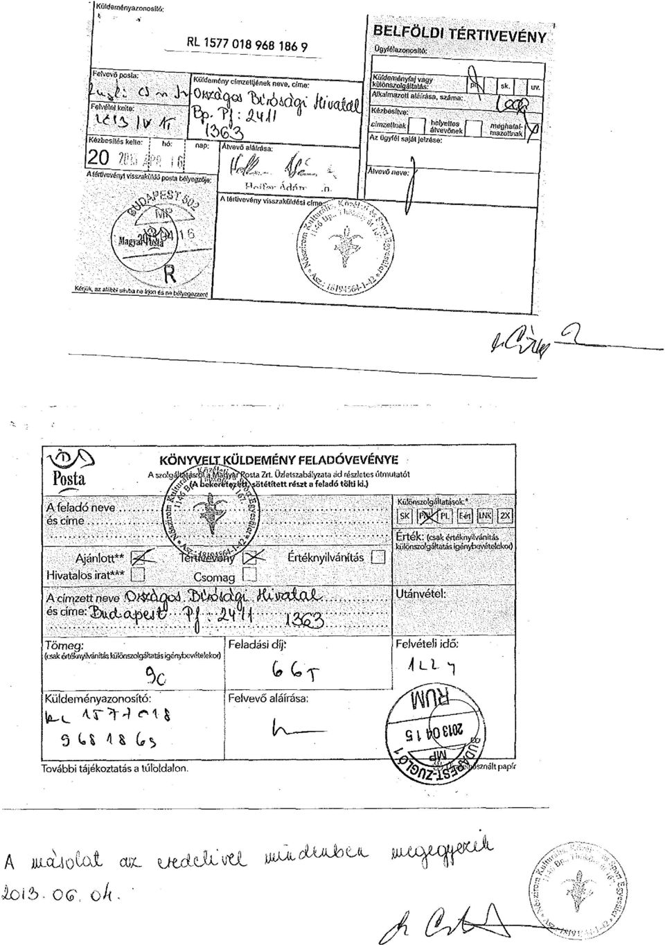 gá^(á^srqík te^?fiösta Zrt. Üzletszabályzata ad részletes útmutatót ú AívvíA UkereW$i>$ötétített részt a feladó tölti ki.) Á feladó heve...;. és címe:.