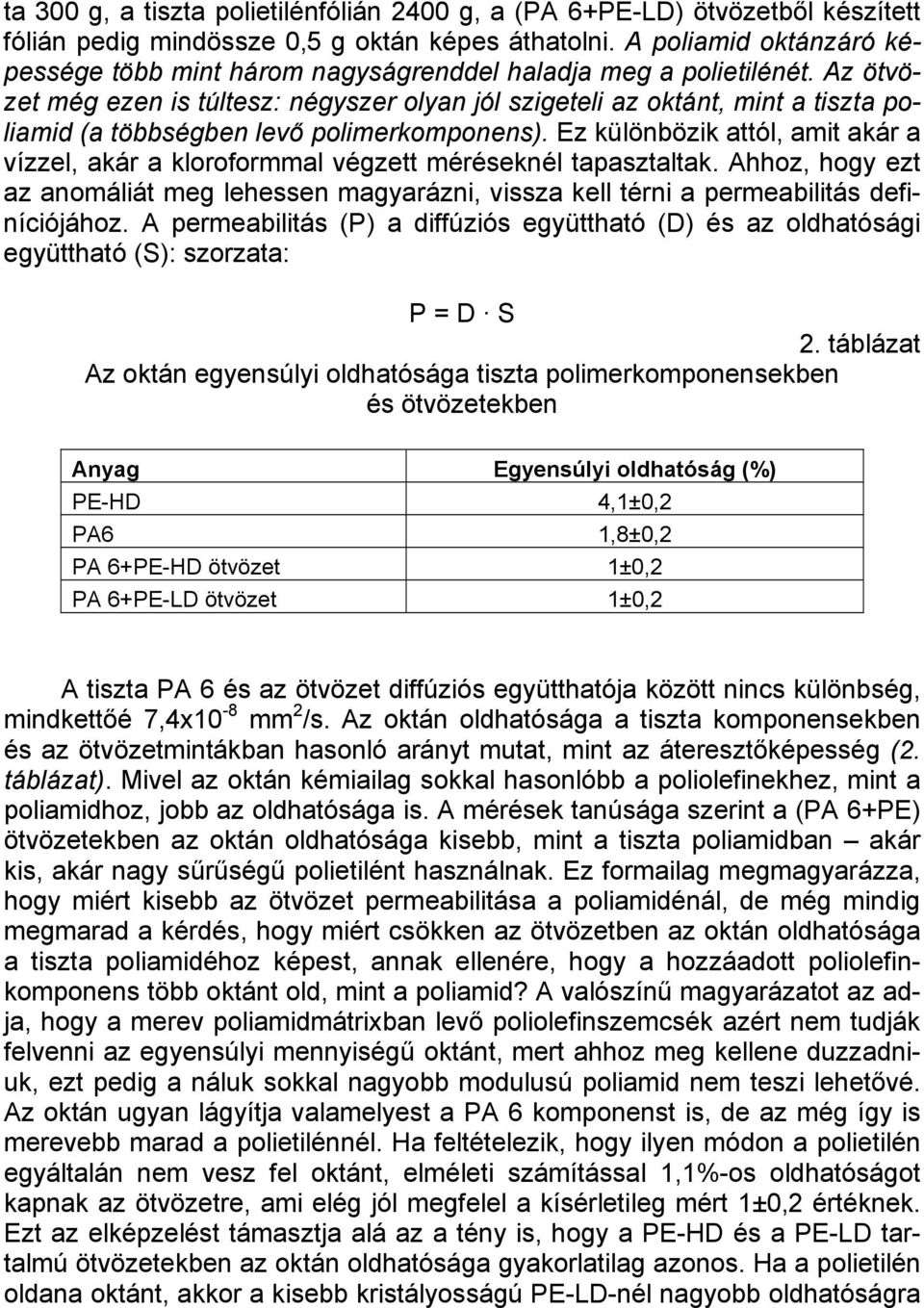 Az ötvözet még ezen is túltesz: négyszer olyan jól szigeteli az oktánt, mint a tiszta poliamid (a többségben levő polimerkomponens).