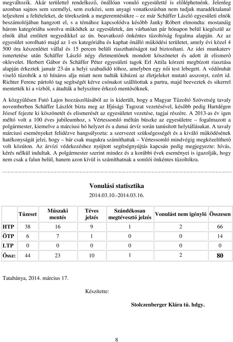 elnök beszámolójában hangzott el, s a témához kapcsolódva később Janky Róbert elmondta: mostanáig három kategóriába sorolva működtek az egyesületek, ám várhatóan pár hónapon belül kiegészül az elnök