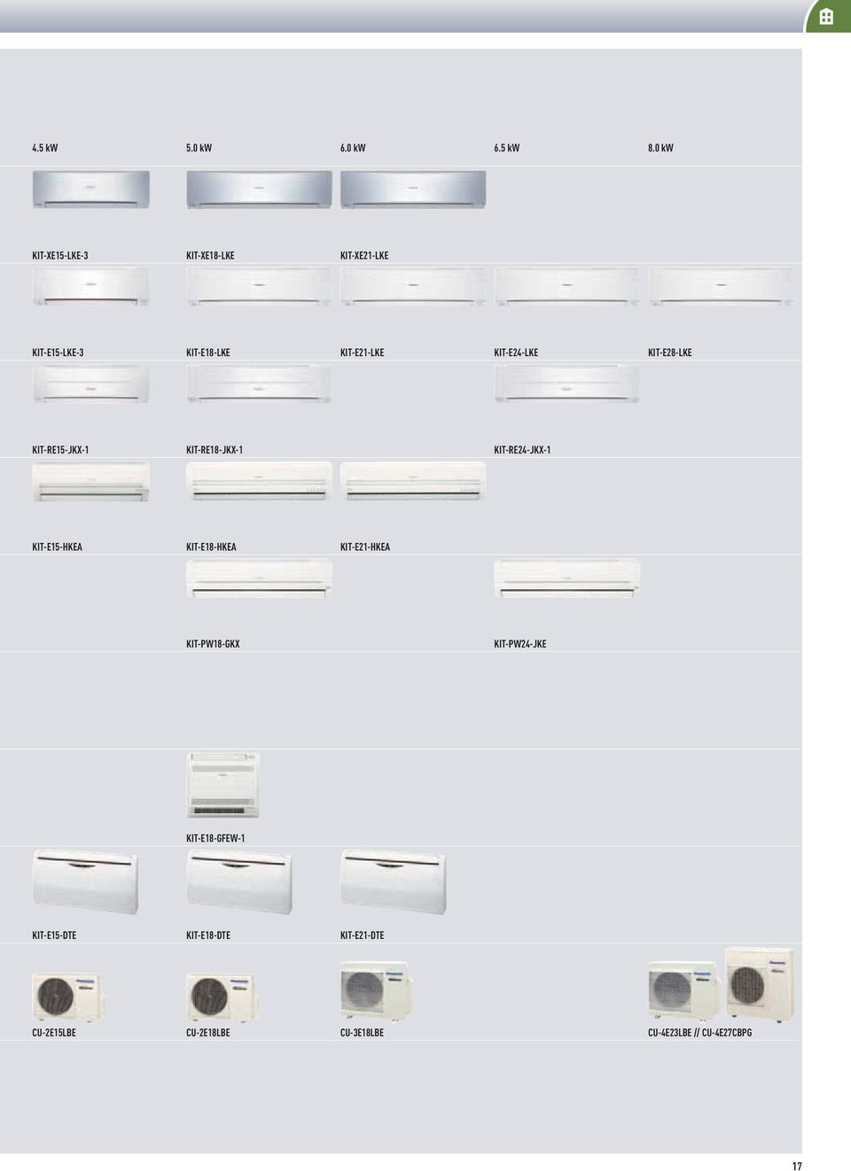 KIT-E24-LKE KIT-E28-LKE KIT-RE15-JKX-1 KIT-RE18-JKX-1 KIT-RE24-JKX-1 KIT-E15-HKEA