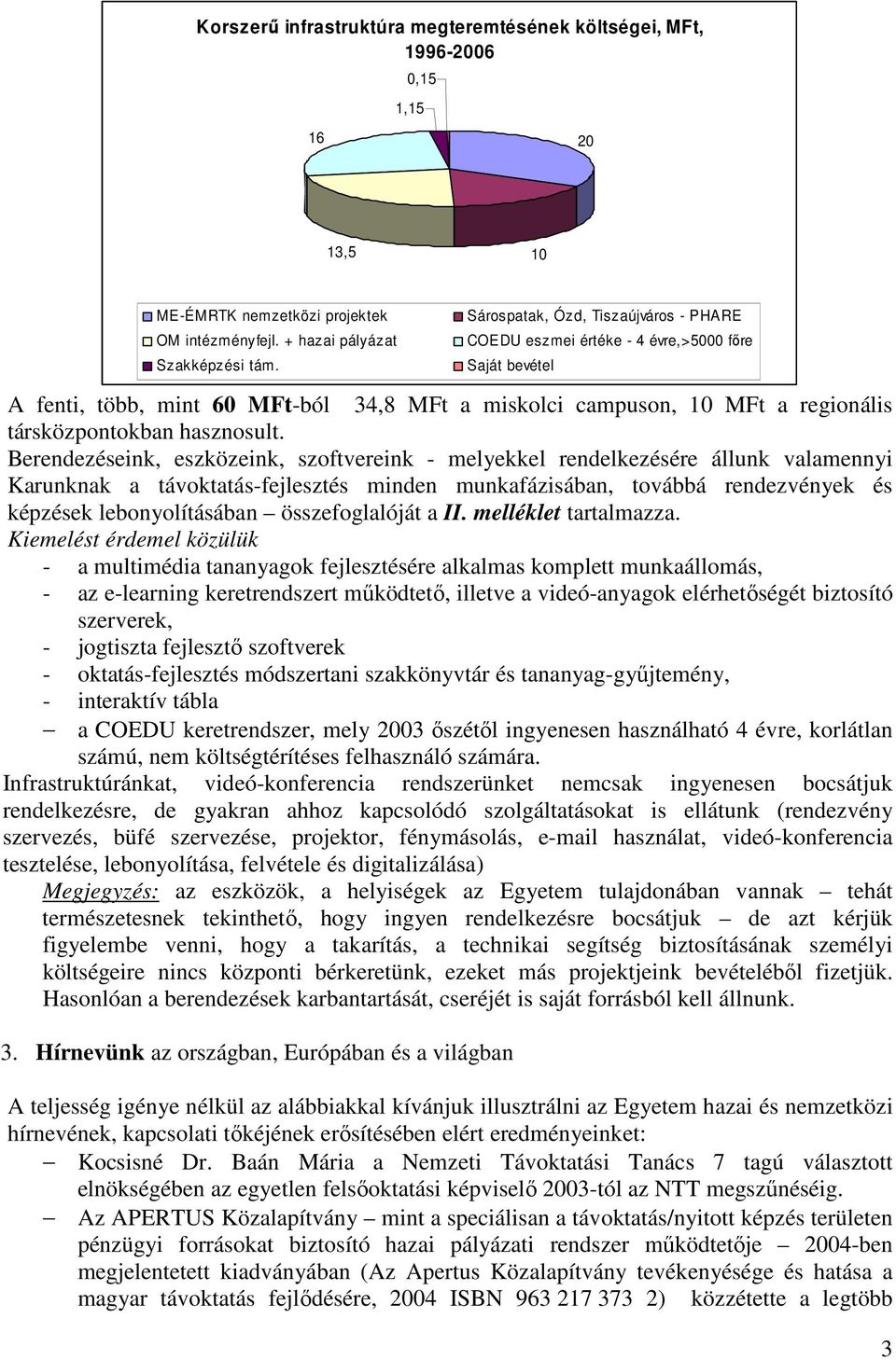 Berendezéseink, eszközeink, szoftvereink - melyekkel rendelkezésére állunk valamennyi Karunknak a távoktatás-fejlesztés minden munkafázisában, továbbá rendezvények és képzések lebonyolításában