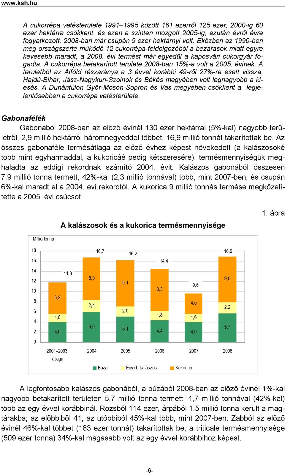 hektárnyi volt. Eközben az 1990-ben még országszerte működő 12 cukorrépa-feldolgozóból a bezárások miatt egyre kevesebb maradt, a 2008. évi termést már egyedül a kaposvári cukorgyár fogadta.