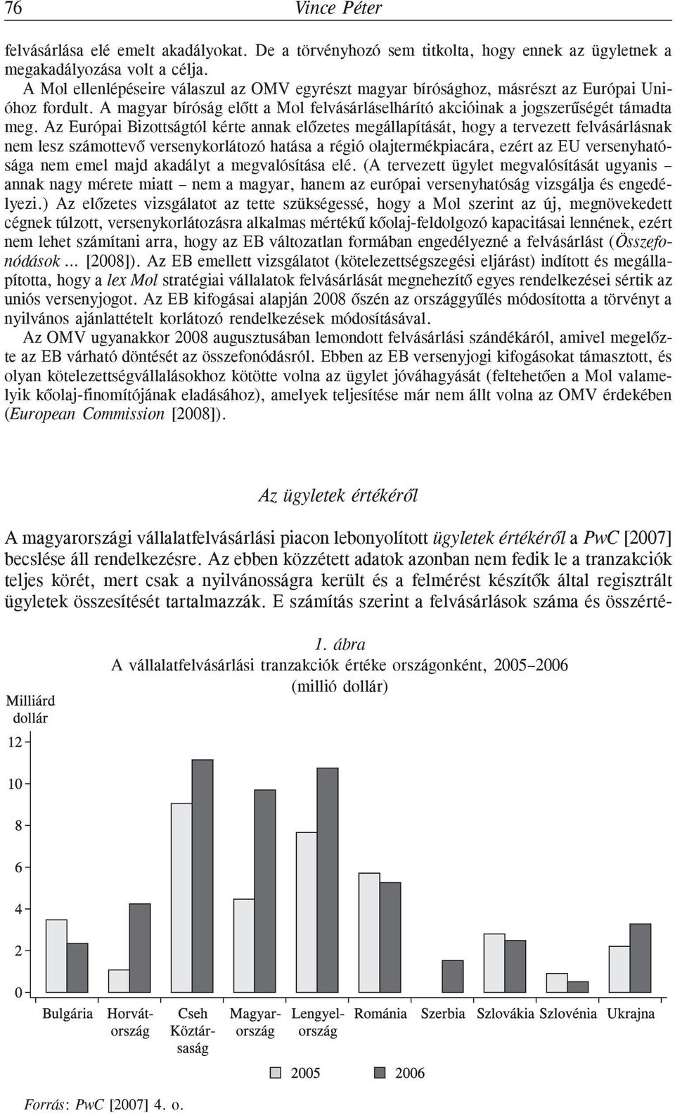 Az Európai Bizottságtól kérte annak elõzetes megállapítását, hogy a tervezett felvásárlásnak nem lesz számottevõ versenykorlátozó hatása a régió olajtermékpiacára, ezért az EU versenyhatósága nem