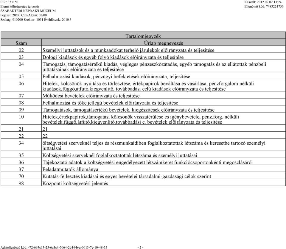 Támoatás, támoatásértékű kiadás, vélees pénzeszközátadás, eyéb támoatás és az ellátottak pénzbeli juttatásainak előirányzata és teljesítése 05 Felhalmozási kiadások, pénzüyi befektetések