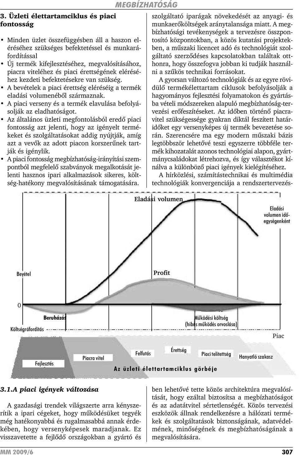 A piaci verseny és a termék elavulása befolyásolják az eladhatóságot.