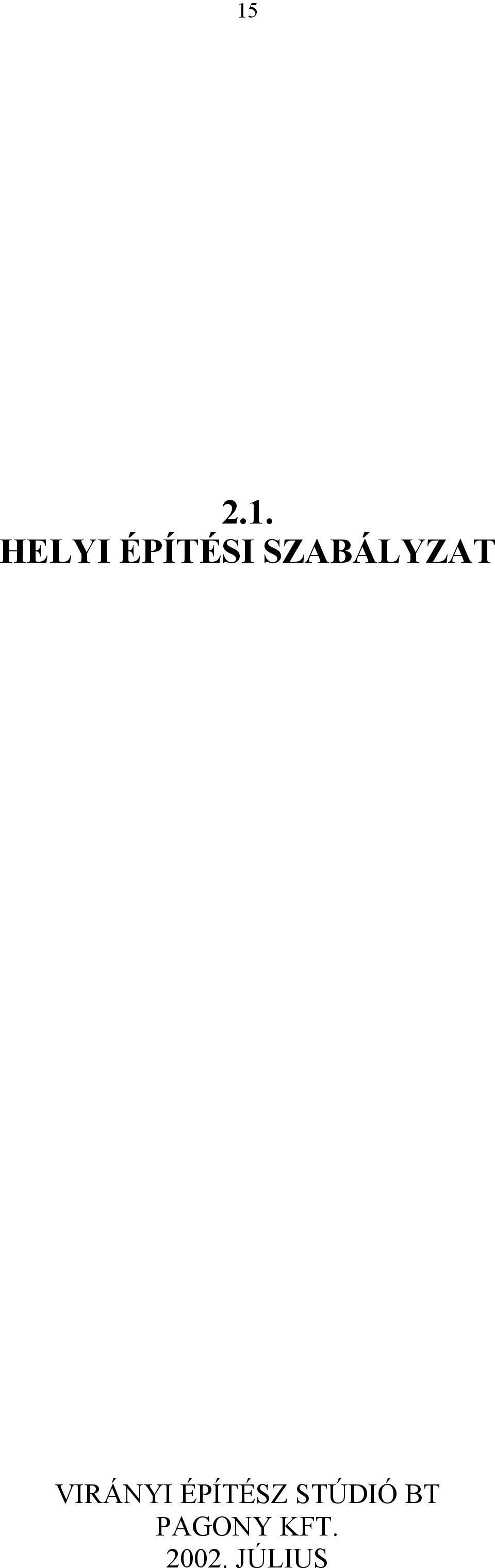 VIRÁNYI ÉPÍTÉSZ
