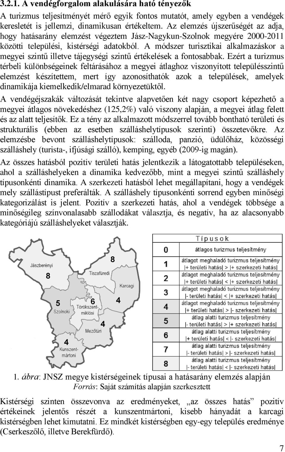 A módszer turisztikai alkalmazáskor a megyei szintű illetve tájegységi szintű értékelések a fontosabbak.