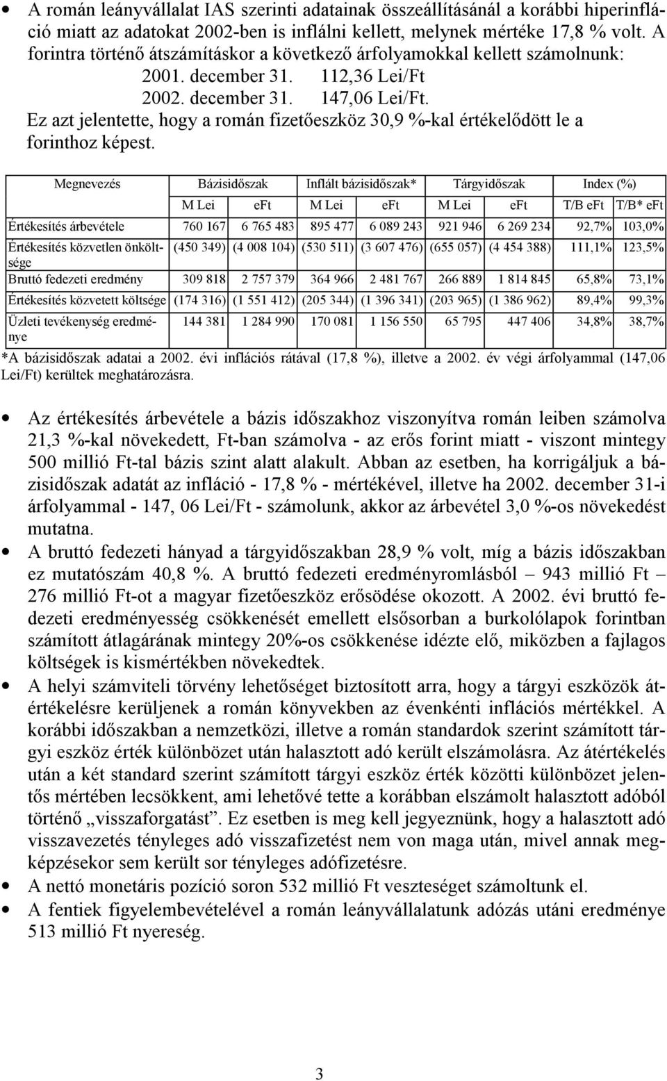 Ez azt jelentette, hogy a román fizetőeszköz 30,9 %-kal értékelődött le a forinthoz képest.