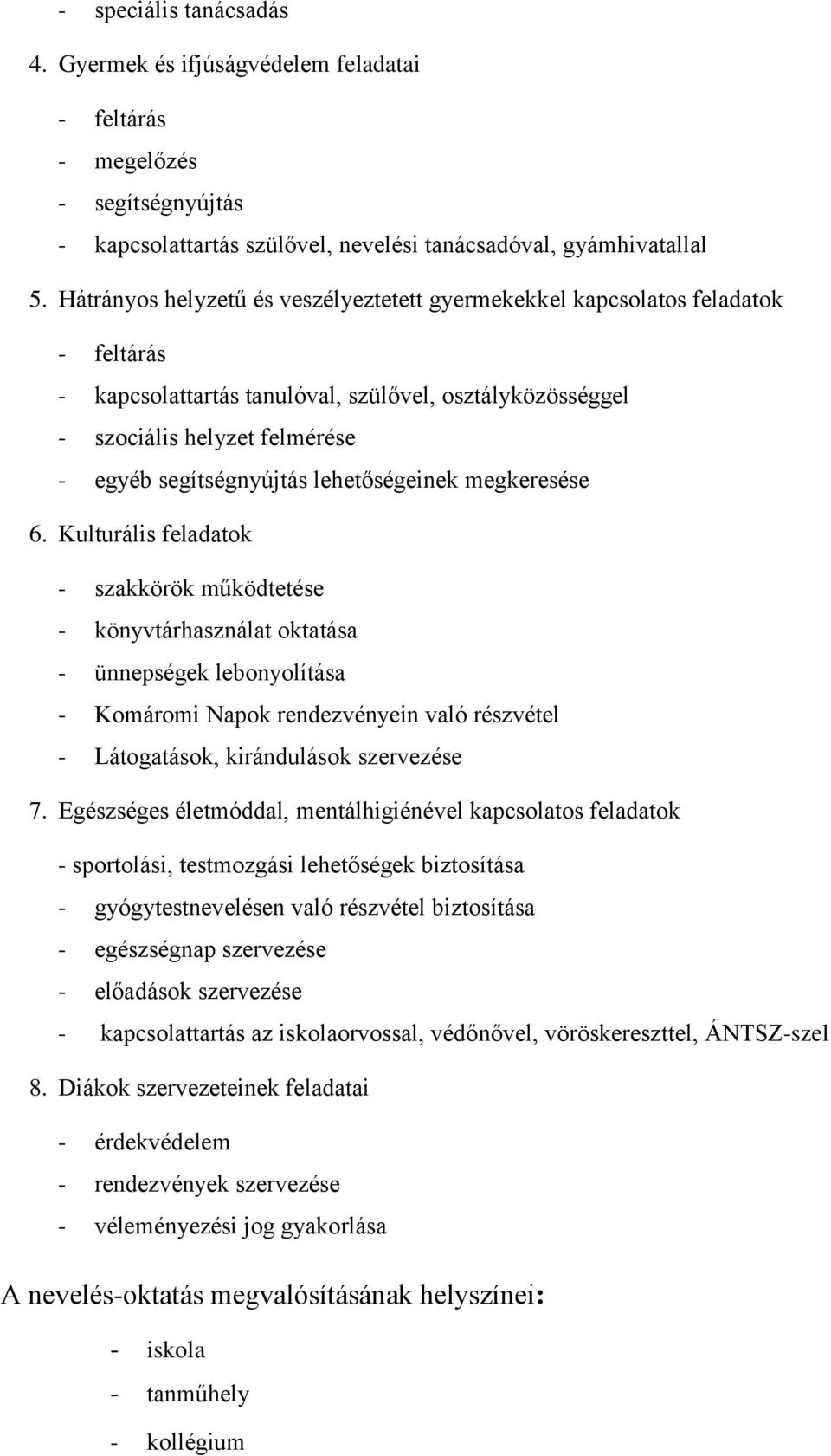 lehetőségeinek megkeresése 6.