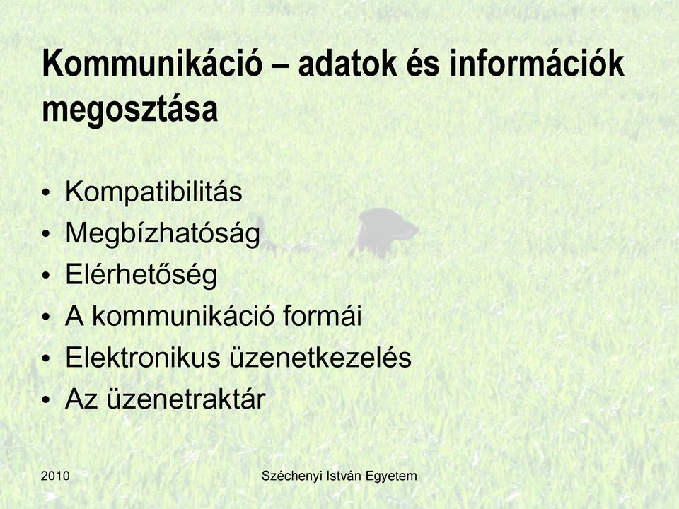 kommunikáció formái Elektronikus