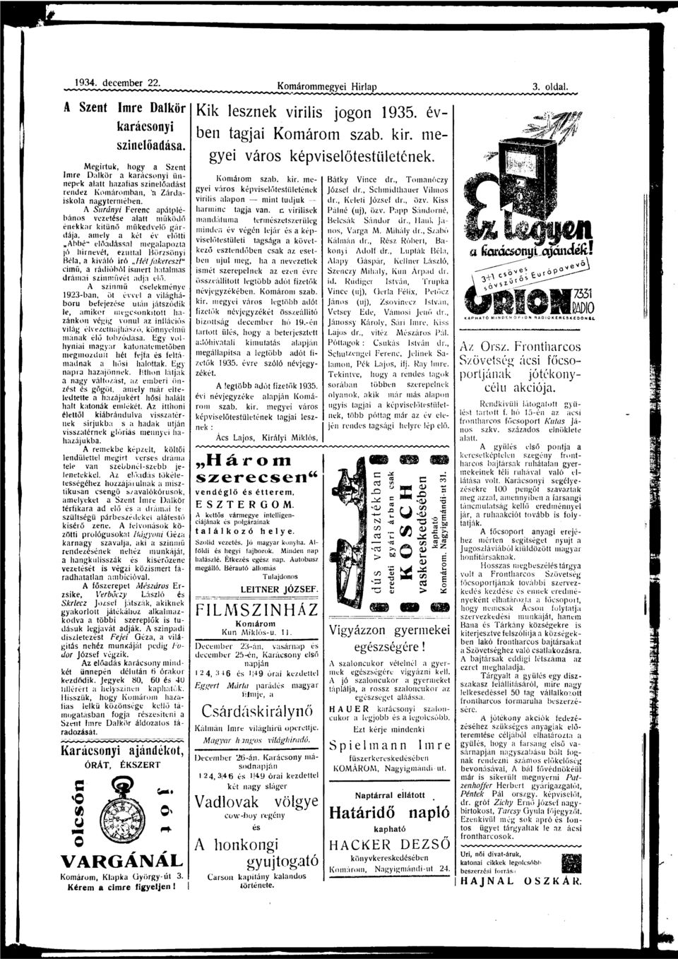 htlms drámi színmüvét dj elő. színmű selekménye 1923-bn, öt évvel világhábrú befejezése tán játszódik le, mikr megsnkíttt hzánkn végig vnl z infláiós világ élvezethjhászó, könnyelmii mánk élő tbzódás.