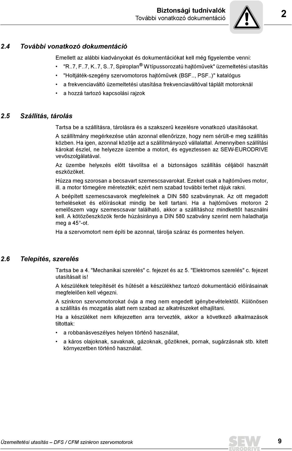 .)" katalógus a frekvenciaváltó üzemeltetési utasítása frekvenciaváltóval táplált motoroknál a hozzá tartozó kapcsolási rajzok 2.