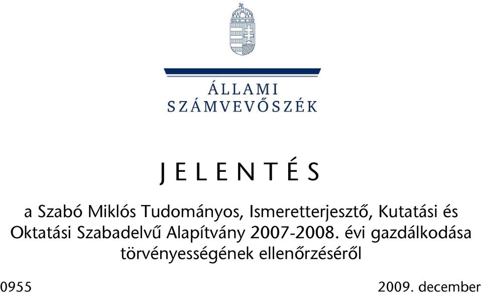 Szabadelvű Alapítvány 2007-2008.