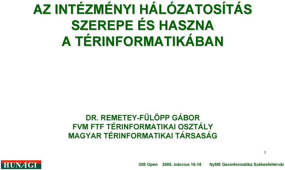 DR. REMETEY-FÜLÖPP GÁBOR FVM FTF