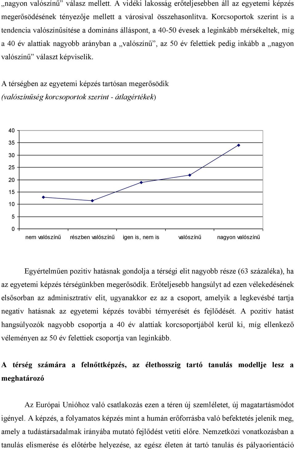 nagyon valószínű választ képviselik.