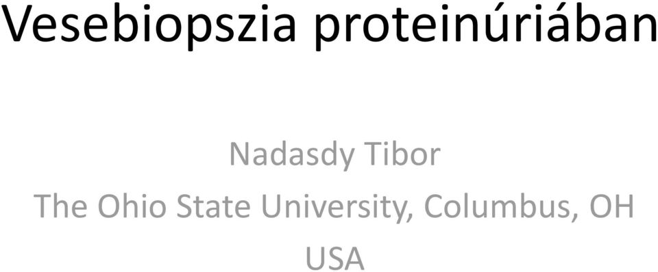 Nadasdy Tibor The