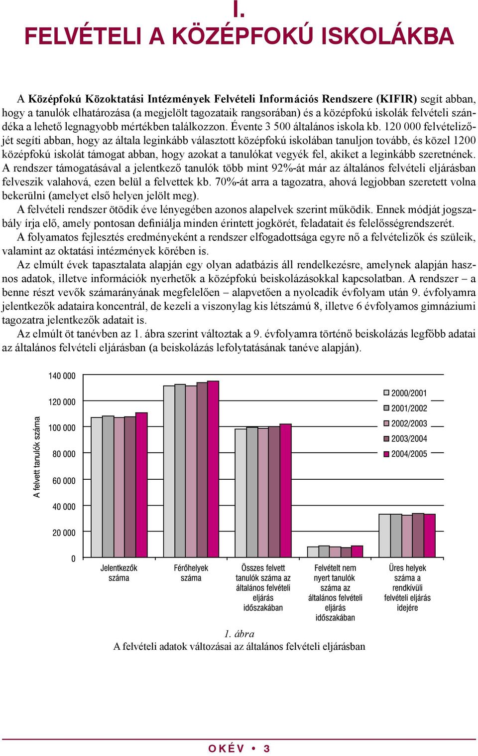 120 000 felvételizőjét segíti abban, hogy az általa leginkább választott középfokú iskolában tanuljon tovább, és közel 1200 középfokú iskolát támogat abban, hogy azokat a tanulókat vegyék fel, akiket