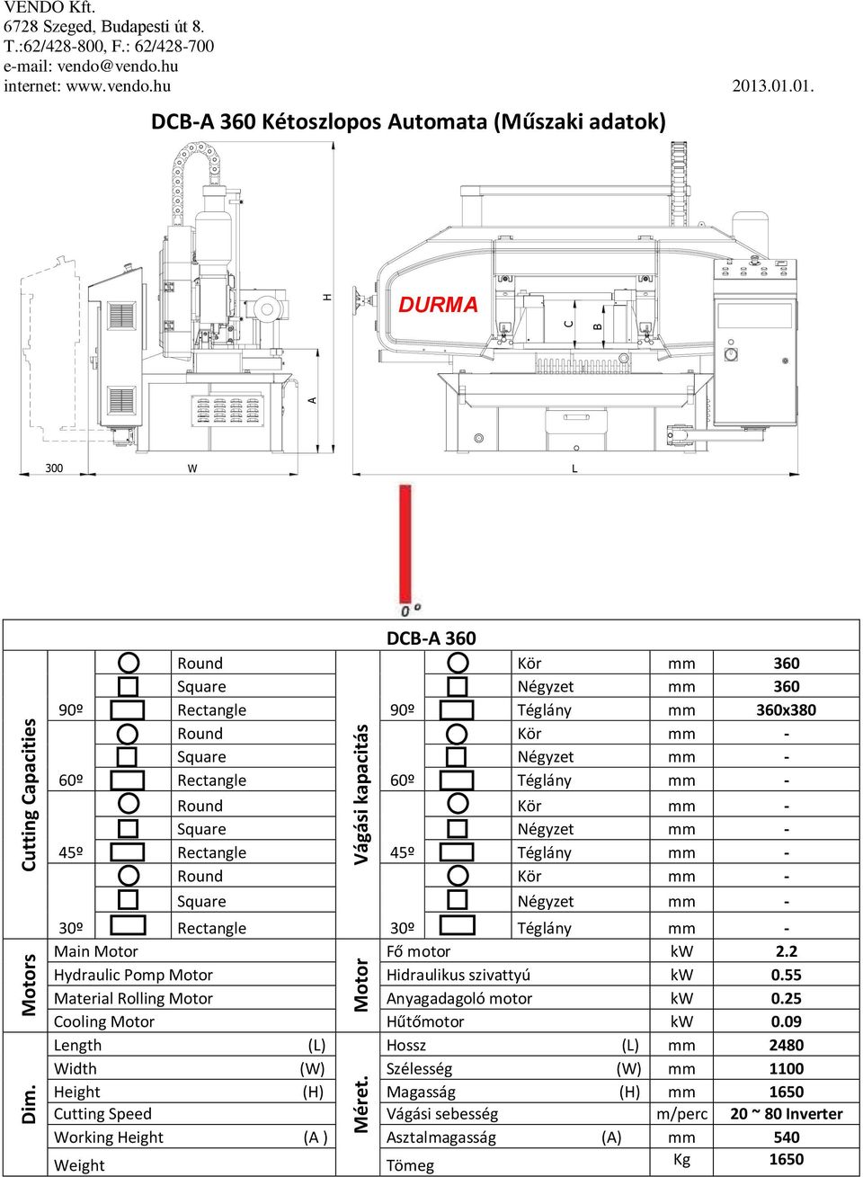 Rectangle Rectangle Fő motor k 2.2 ydraulic Pomp Motor idraulikus szivattyú k 0.