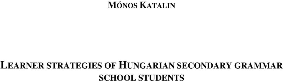 OF HUNGARIAN