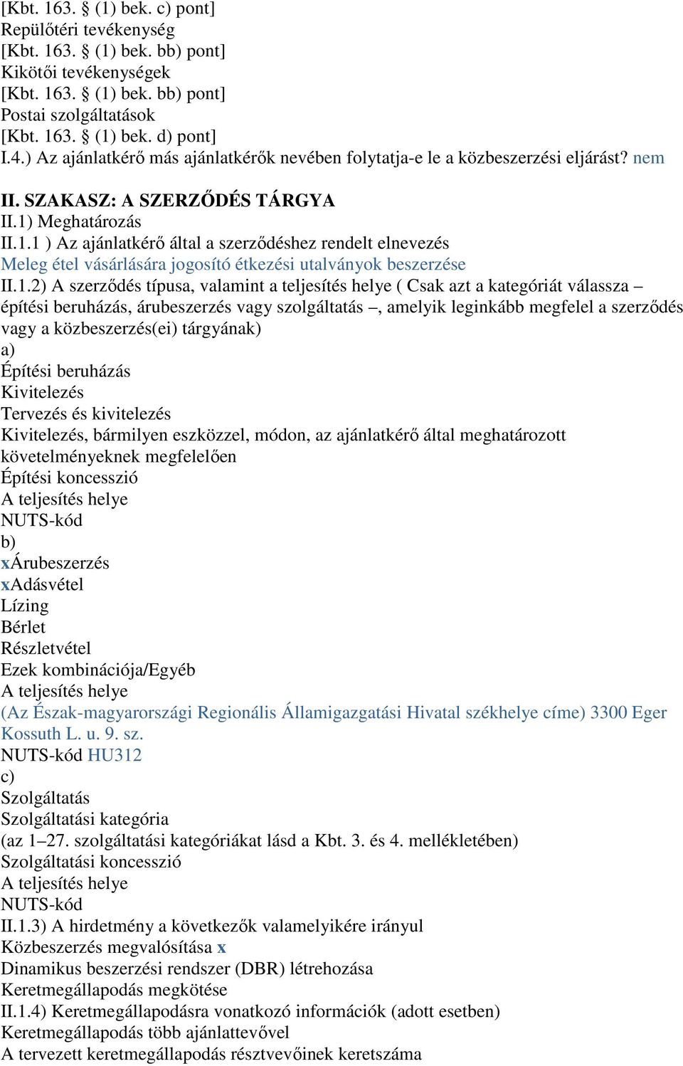 Meghatározás II.1.