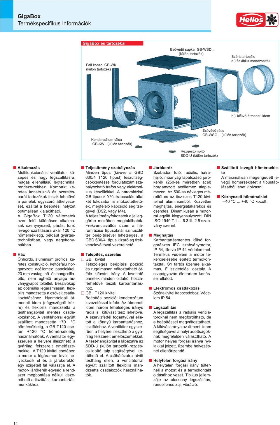 ellenállású légtechnikai rendsze-rekhez Kompakt keretes konstrukció és szerelésbarát tartozékok teszik lehetővé a panelek egyszerű áthelyezését, ezáltal a beépítési helyzet optimálisan kialakítható