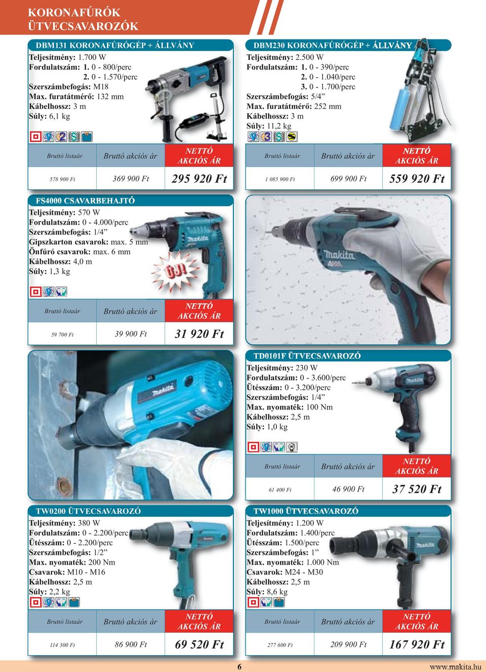 furatátmérő: 252 mm Kábelhossz: 3 m Súly: 11,2 kg 578 900 Ft 369 900 Ft 295 920 Ft 1 085 900 Ft 699 900 Ft 559 920 Ft FS4000 CSAVARBEHAJTÓ Teljesítmény: 570 W Fordulatszám: 0-4.