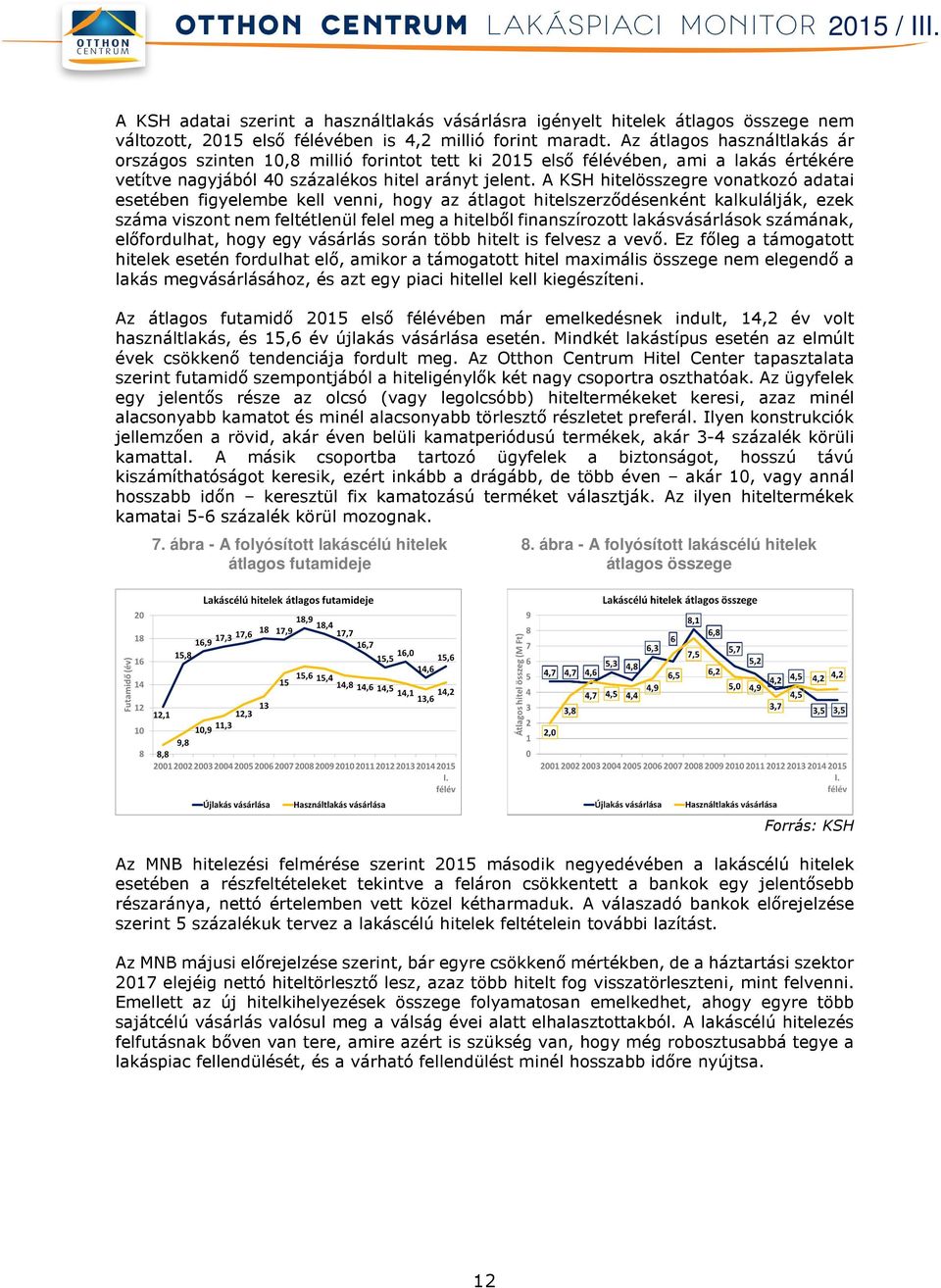 A KSH hitelösszegre vonatkozó adatai esetében figyelembe kell venni, hogy az átlagot hitelszerződésenként kalkulálják, ezek száma viszont nem feltétlenül felel meg a hitelből finanszírozott