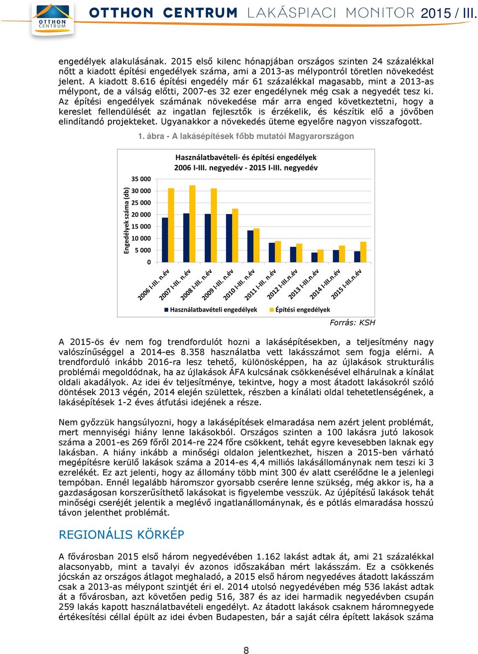 Az építési engedélyek számának növekedése már arra enged következtetni, hogy a kereslet fellendülését az ingatlan fejlesztők is érzékelik, és készítik elő a jövőben elindítandó projekteket.