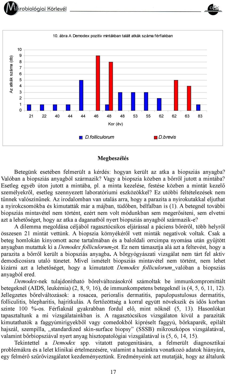 Esetleg egyéb úton jutott a mintába, pl. a minta kezelése, festése közben a mintát kezelő személyekről, esetleg szennyezett laboratóriumi eszközökkel? Ez utóbbi feltételezések nem tűnnek valószínűnek.