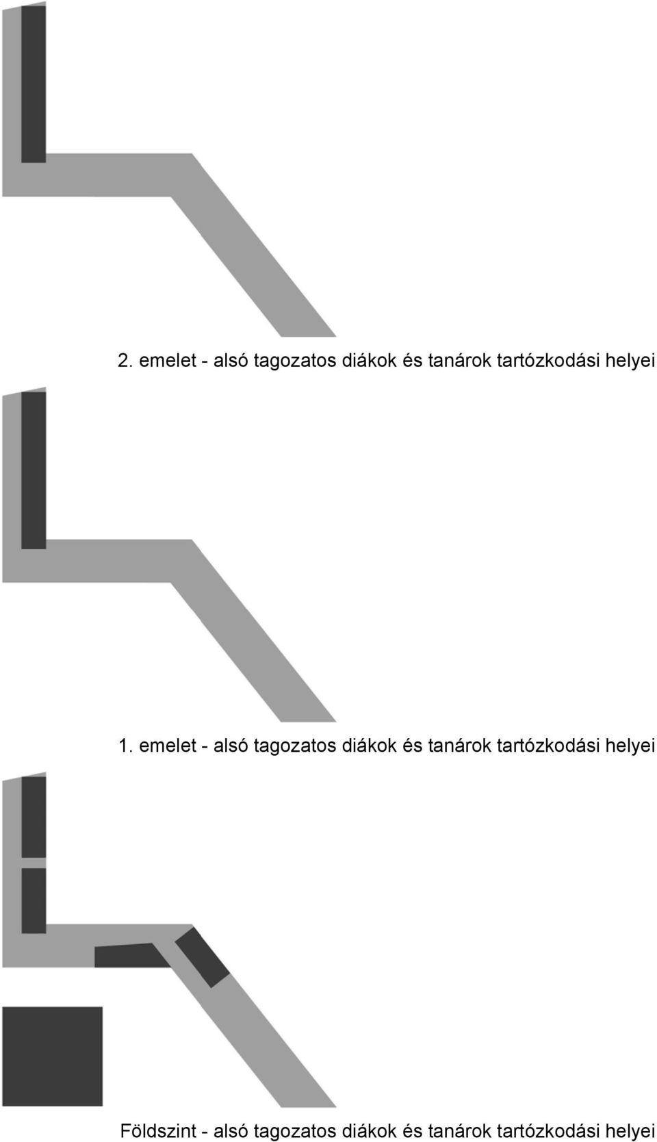 emelet - alsó tagozatos diákok és tanárok