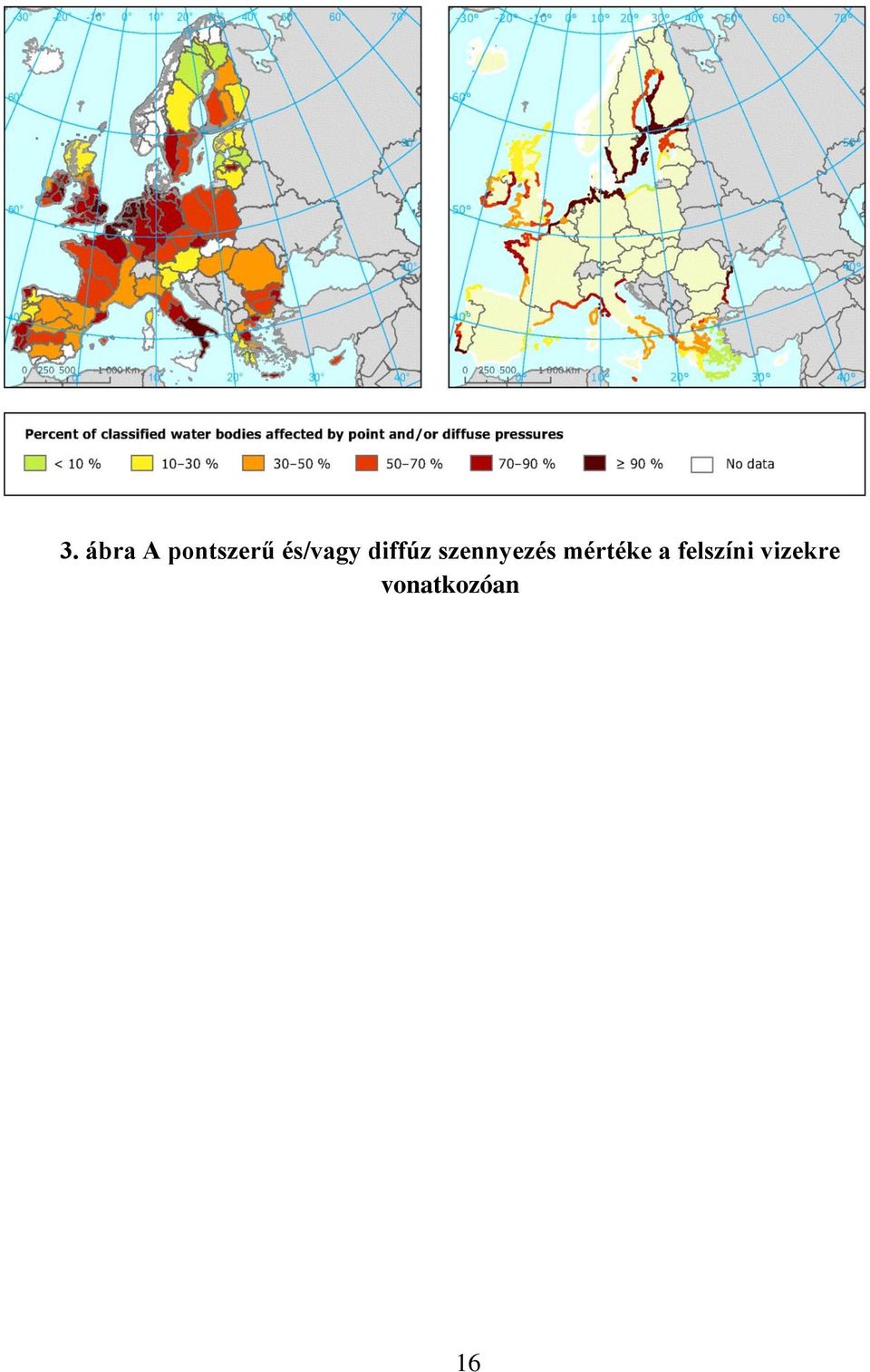 szennyezés mértéke a