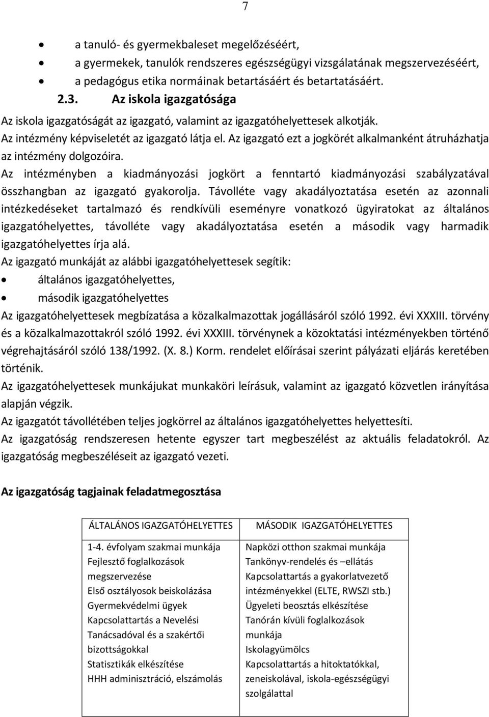 Az igazgató ezt a jogkörét alkalmanként átruházhatja az intézmény dolgozóira. Az intézményben a kiadmányozási jogkört a fenntartó kiadmányozási szabályzatával összhangban az igazgató gyakorolja.