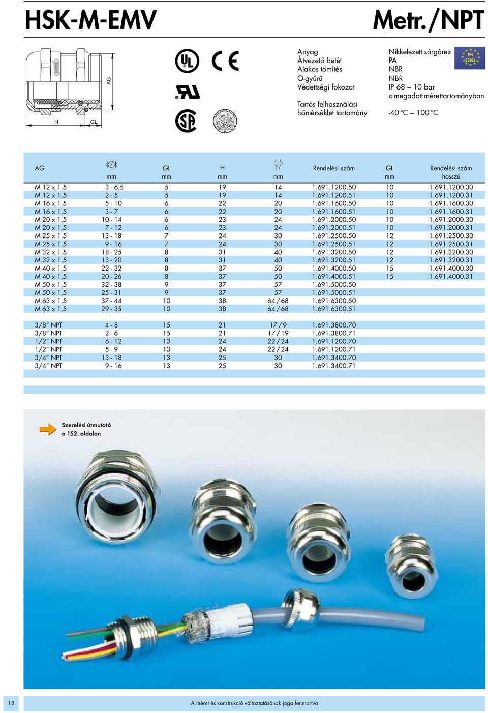 szám mm mm mm mm mm hosszú M 12 x 1,5 3-6,5 5 19 14 1.691.1200.50 10 1.691.1200.30 M 12 x 1,5 2-5 5 19 14 1.691.1200.51 10 1.691.1200.31 M 16 x 1,5 5-10 6 22 20 1.691.1600.50 10 1.691.1600.30 M 16 x 1,5 3-7 6 22 20 1.