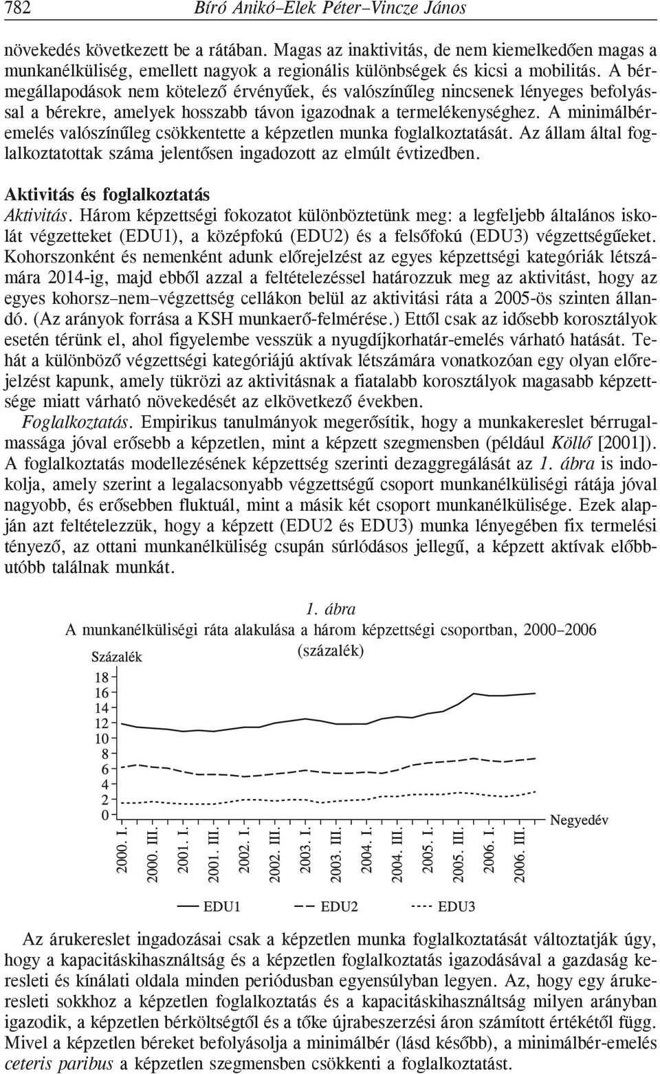 A bérmegállapodások nem kötelezõ érvényûek, és valószínûleg nincsenek lényeges befolyással a bérekre, amelyek hosszabb távon igazodnak a termelékenységhez.