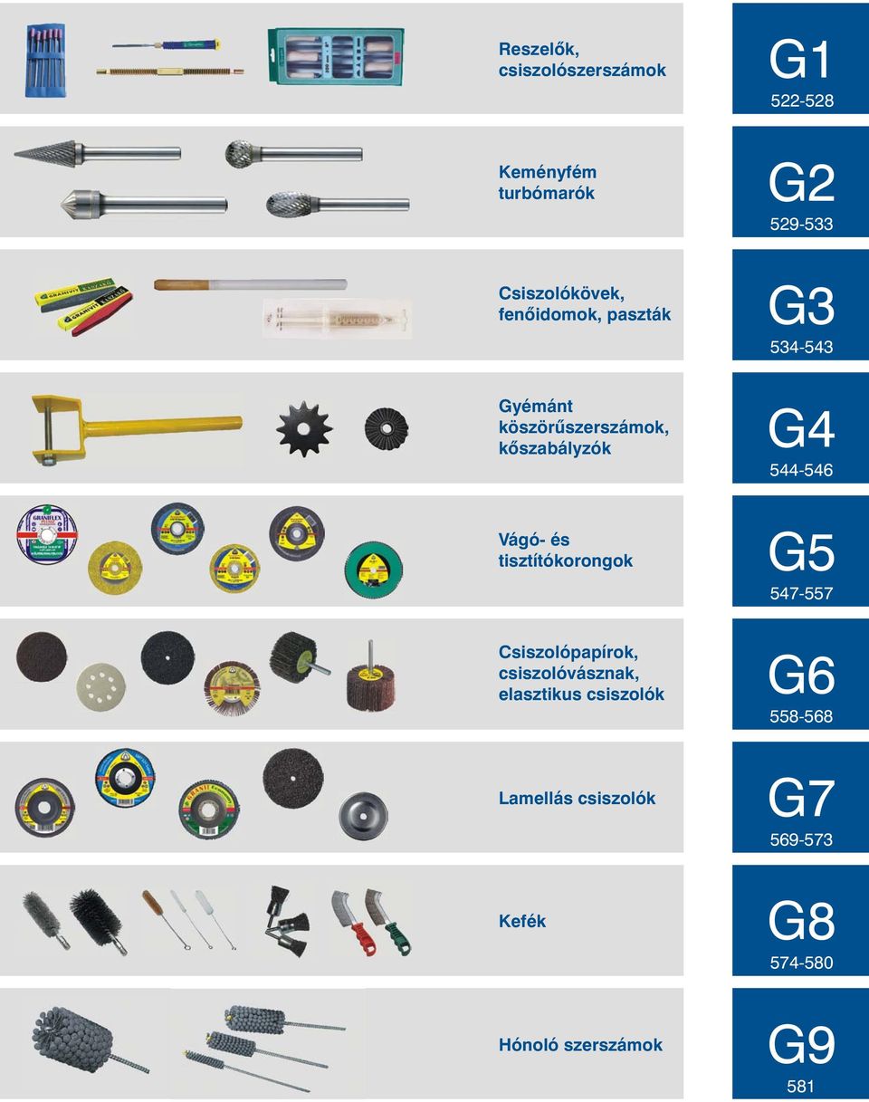 és tisztítókorongok G5 57557 Csiszolópapírok, csiszolóvásznak, elasztikus