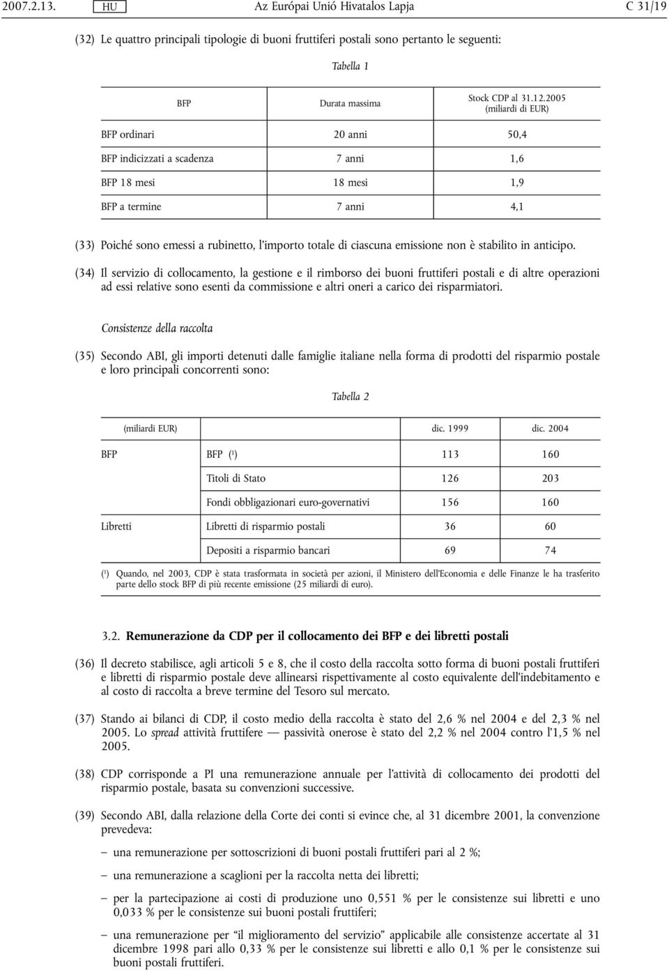 ciascuna emissione non è stabilito in anticipo.