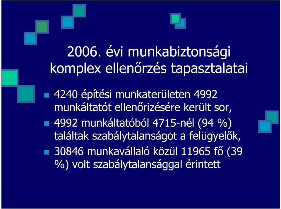 4715-nél (94 %) találtak szabálytalanságot a felügyelők,