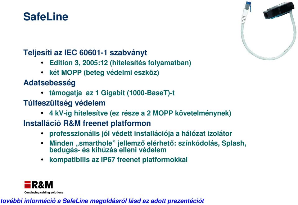 freenet platformon professzionális jól védett installációja a hálózat izolátor Minden smarthole jellemzı elérhetı: színkódolás, Splash,