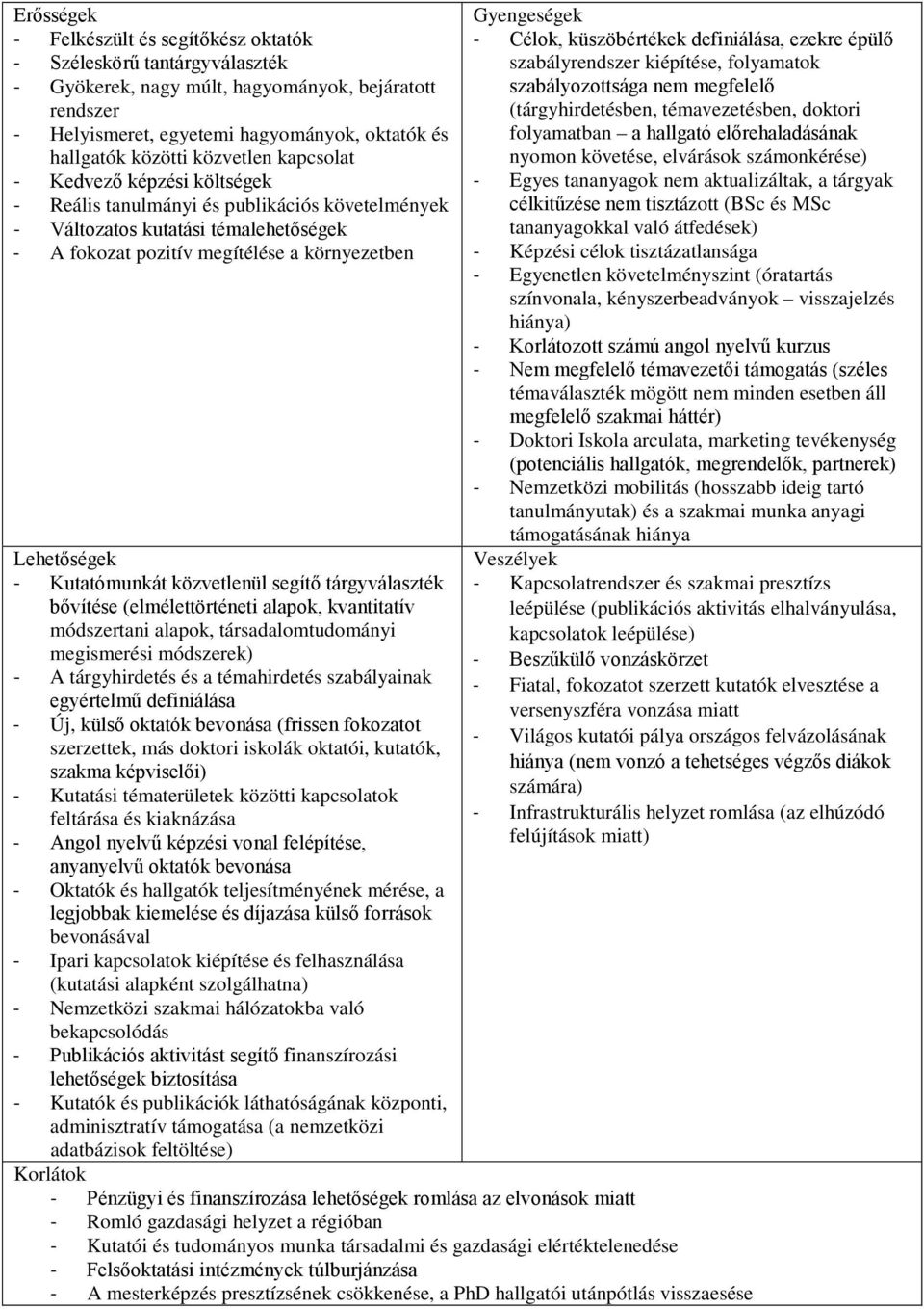 Kutatómunkát közvetlenül segítő tárgyválaszték bővítése (elmélettörténeti alapok, kvantitatív módszertani alapok, társadalomtudományi megismerési módszerek) - A tárgyhirdetés és a témahirdetés