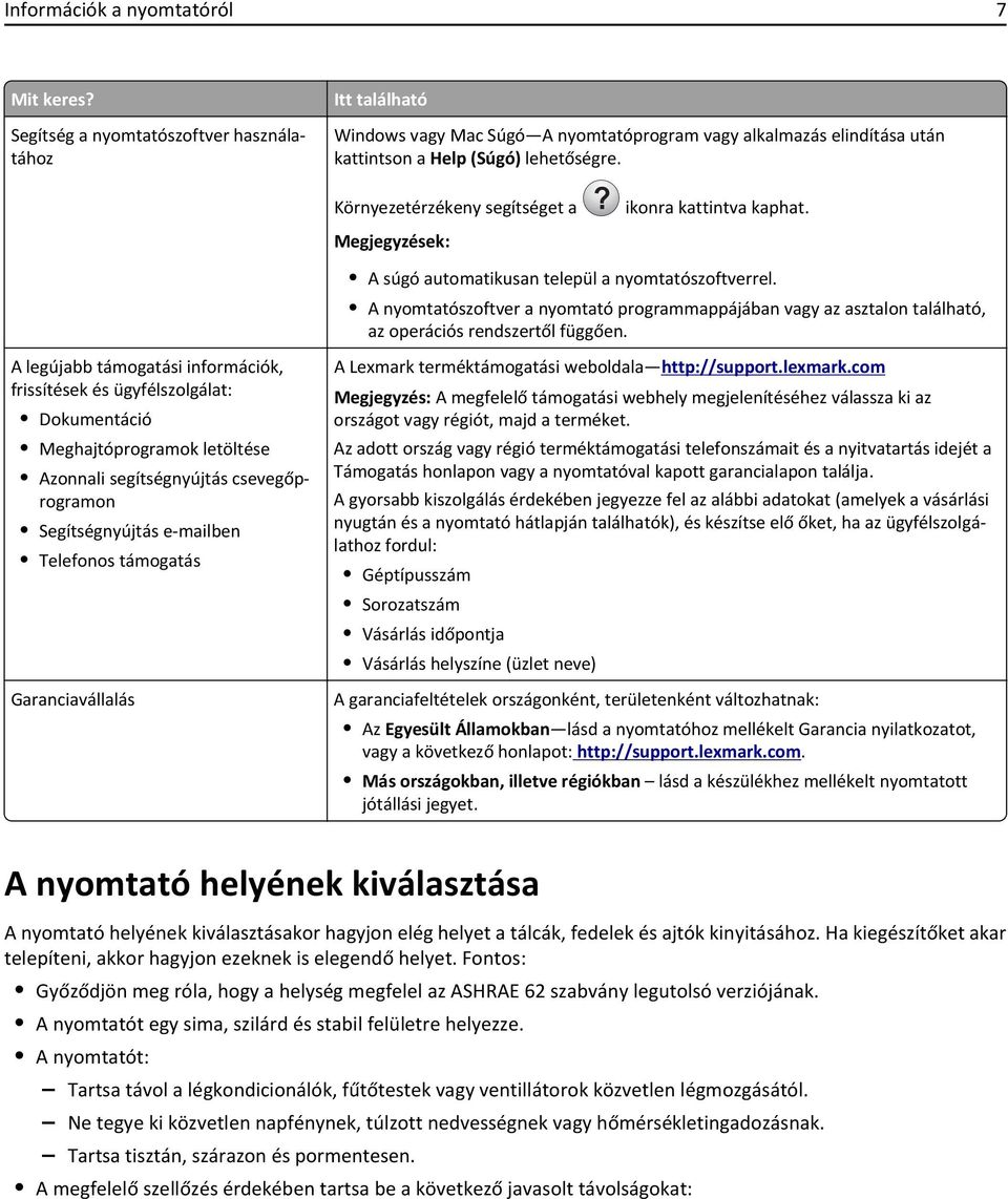 ikonra kattintva kaphat. A súgó automatikusan települ a nyomtatószoftverrel. A nyomtatószoftver a nyomtató programmappájában vagy az asztalon található, az operációs rendszertől függően.