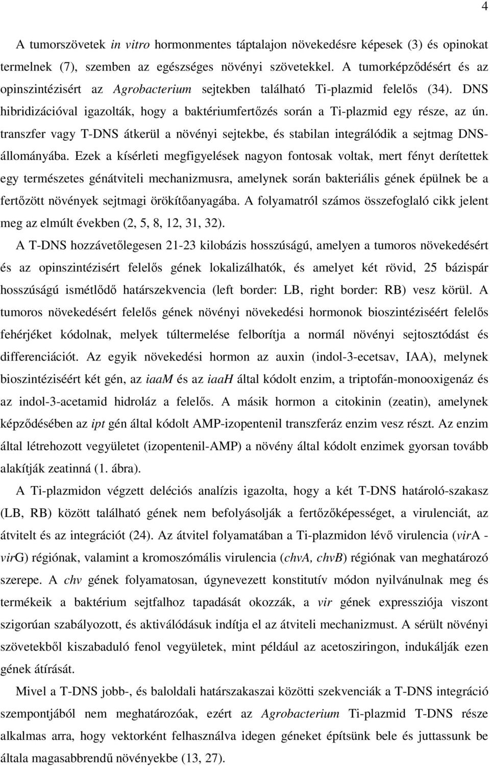 transzfer vagy T-DNS átkerül a növényi sejtekbe, és stabilan integrálódik a sejtmag DNSállományába.