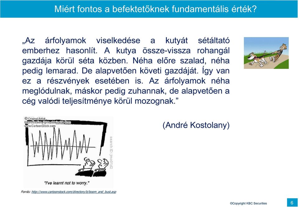 De alapvetően követi gazdáját. Így van ez a részvények esetében is.