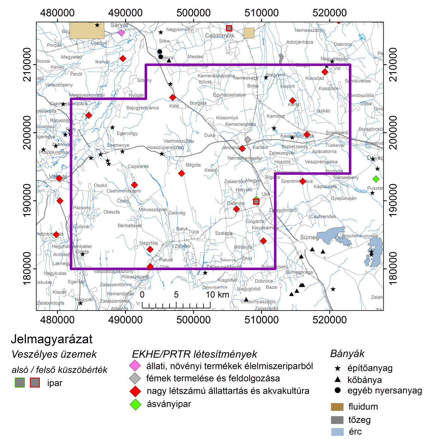 Káld. Komplex érzékenységi és terhelhetőségi vizsgálati jelentés tervezet 33. ábra.