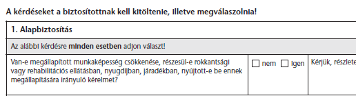 pont Egészségi kockázatelbírálás Med Top Doc esetén a 2.