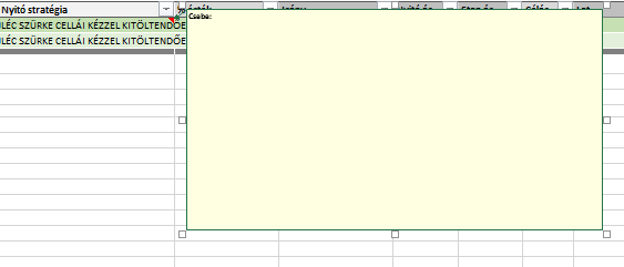 7 Kép beszúrása Egy tetszőlegesen választott cellán jobb egérgombbal válasszuk ki a Megjegyzés