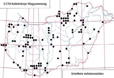 e-acta Nat. Pannon. 5, Suppl. 1 (2013) 133 hegyvidékeken gyűjtötték. Mérsékelten gyakori előfordulású (III.). Életmódja: Feltehetően euriök. Nyílt területeken és erdőkben, egyaránt előfordul.