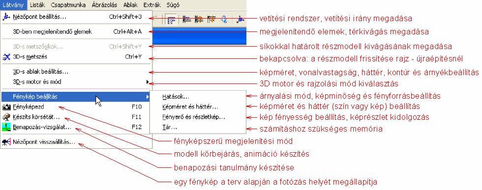 és a kótaszövegek helye utólag grafikusan elmozgatható. Természetesen a kóta korábban beállított tulajdonságai is módosíthatók utólagosan.