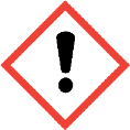 Veszélyt jelző piktogram Veszélyességi mondatok H226 Tűzveszélyes folyadék és gőz. H317 Allergiás bőrreakciót válthat ki. H332 Belélegezve ártalmas. H335 Légúti irritációt okozhat.