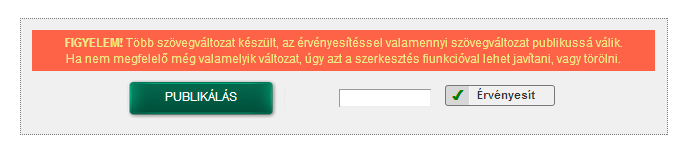 III.4. Publikálás, továbbítás a kormányhivatal részére III. 4.1.