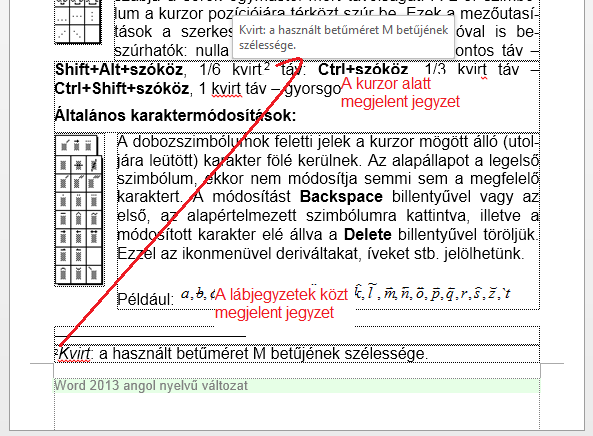 20 OBJEKTUMOK KEZELÉSE A lábjegyzet megjelenése Képaláírás, objektumszámozás A References szalag Captions csoportjának Insert Caption gombjával számozhatjuk be akár automatikusan is a dokumentumba